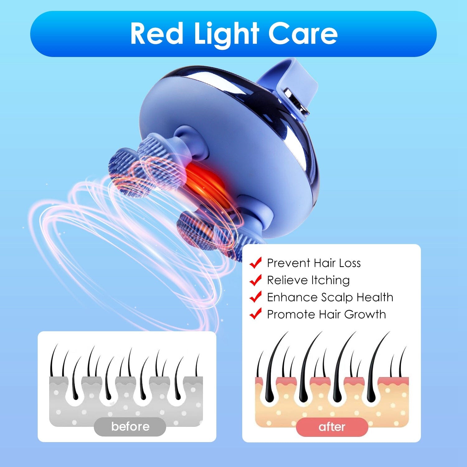 Electric Rechargeable Scalp Massager Cheap Sale Perfect