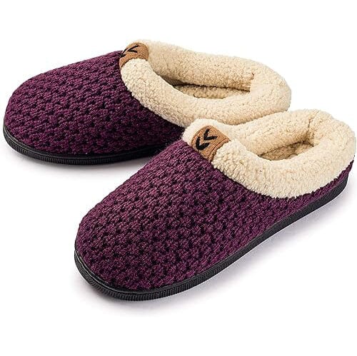 Pupeez Girls Sweater Knit Slippers Fleece Lined House Shoe Cheap Pice Wholesale Pice