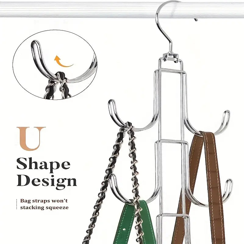 Rotatable Metal Purse Hanger Organizer Discount Latest