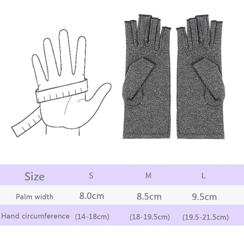 2-Pairs: Rheumatoid Arthritis Magnetic Compression Gloves Manchester Great Sale Online