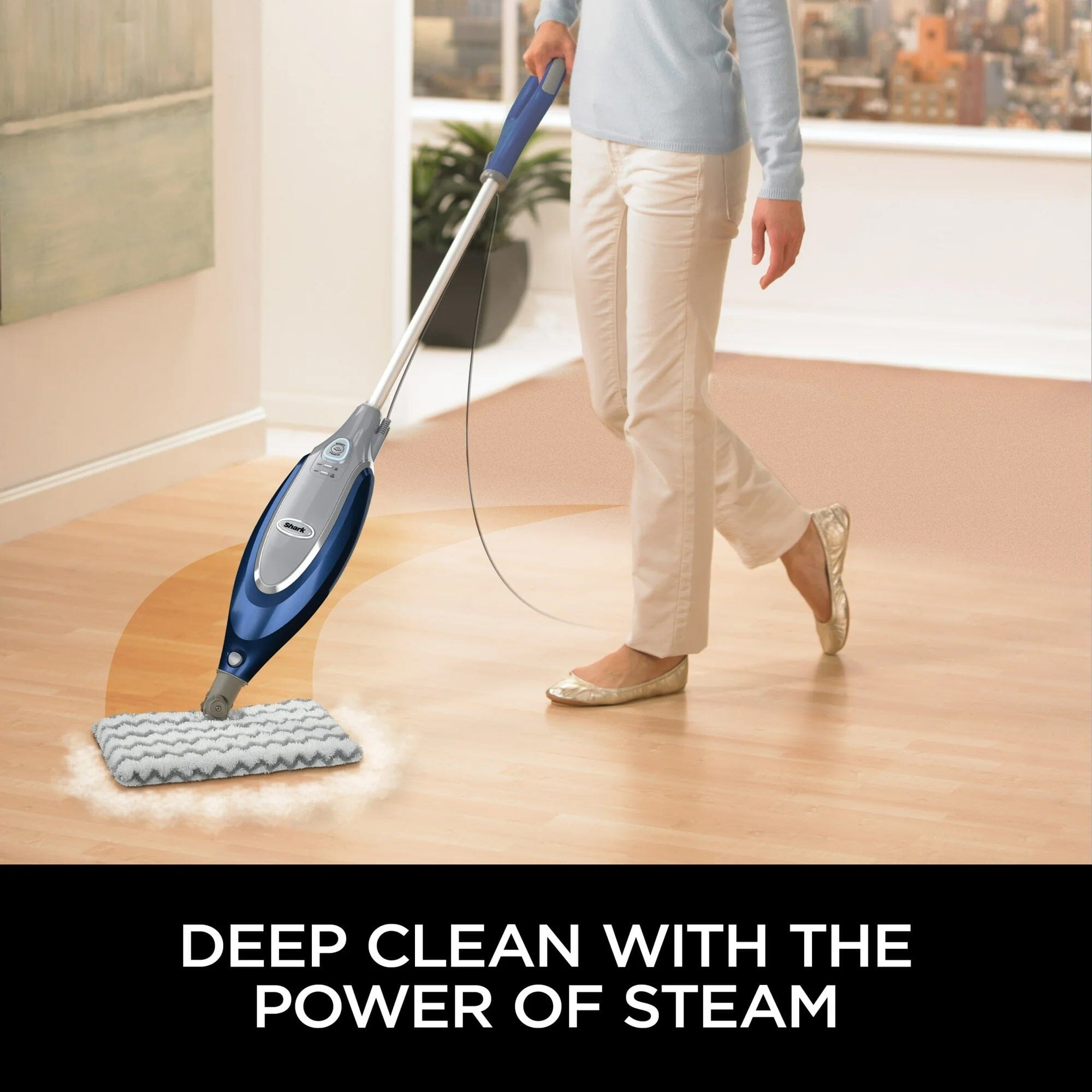 Shark SE460 Professional Steam Pocket Mop for Hard Floors, Deep Cleaning and Sanitization (Refurbished) Low Pice Fee Shipping Online