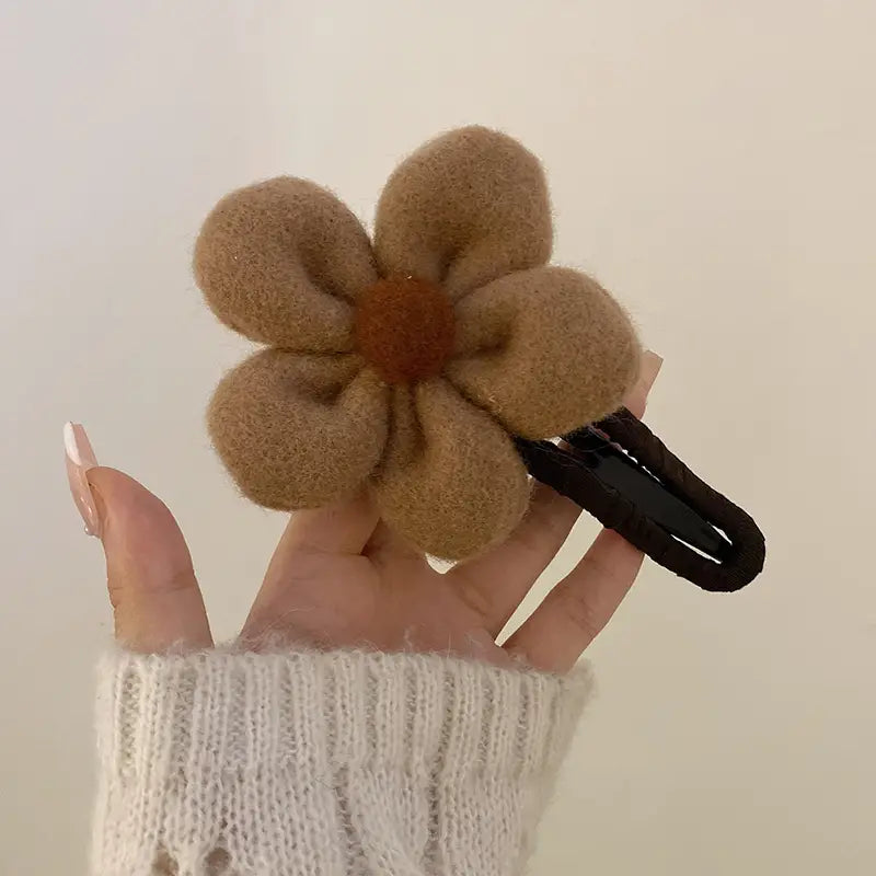 2-Pack: Gorgeous Plush Flower Hairpin Buy Cheap Factory Outlet