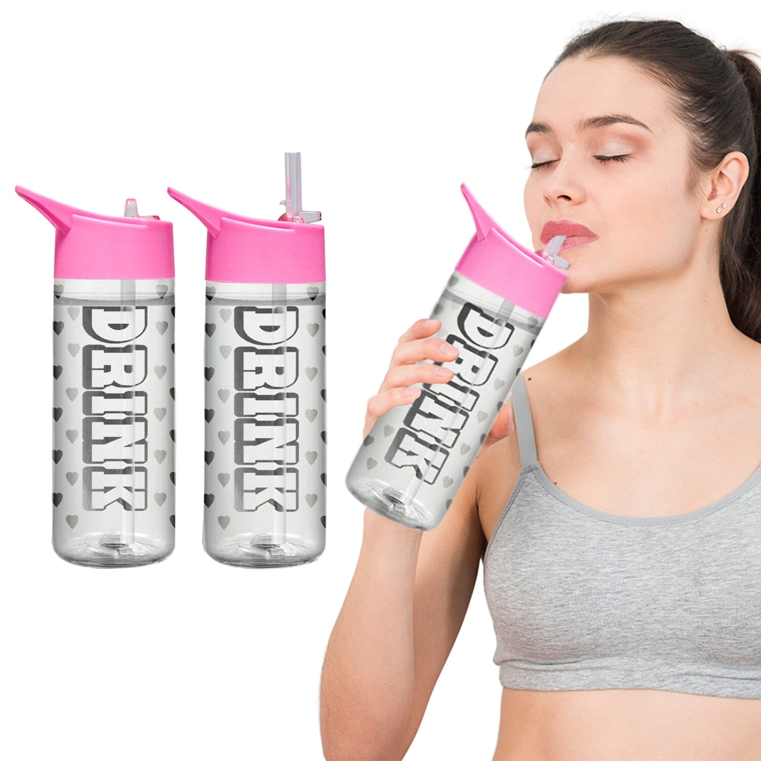 Motivational Leak Proof 32 Oz Water Bottles With Removable Straw With Paypal Sale Online