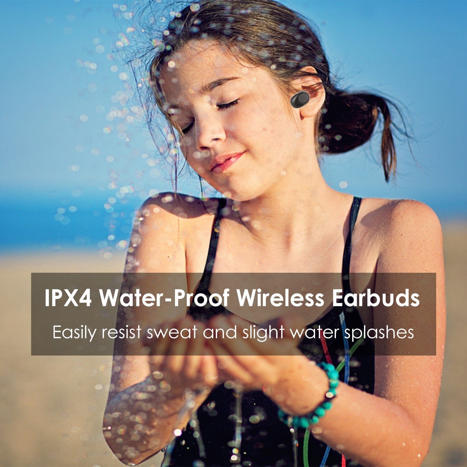 5.1 TWS Wireless Earphone with Charging Case IPX4 Waterproof Power Bank For Sale Free Shipping