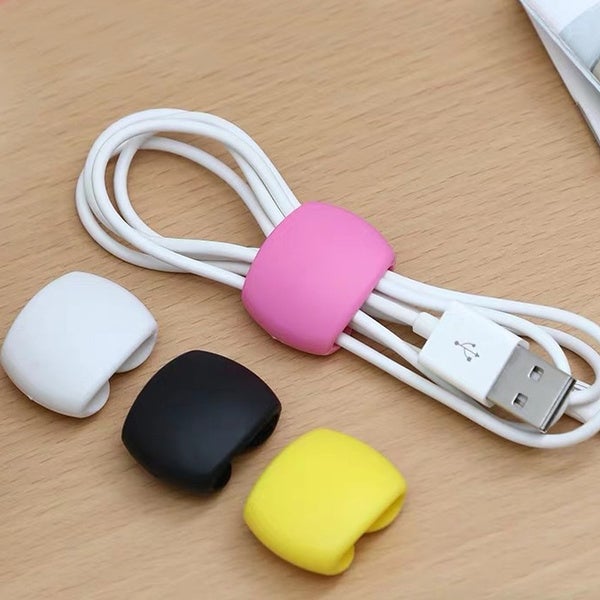 8-Piece: Portable Reusable Cable Clips Organizer Clearance For Nice