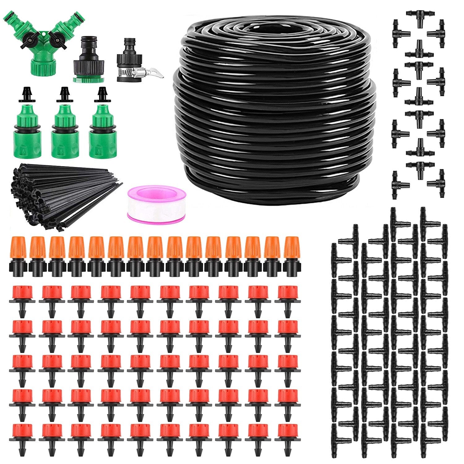 164FT Drip Irrigation Kit Automatic Garden Irrigation System Discount Purchase