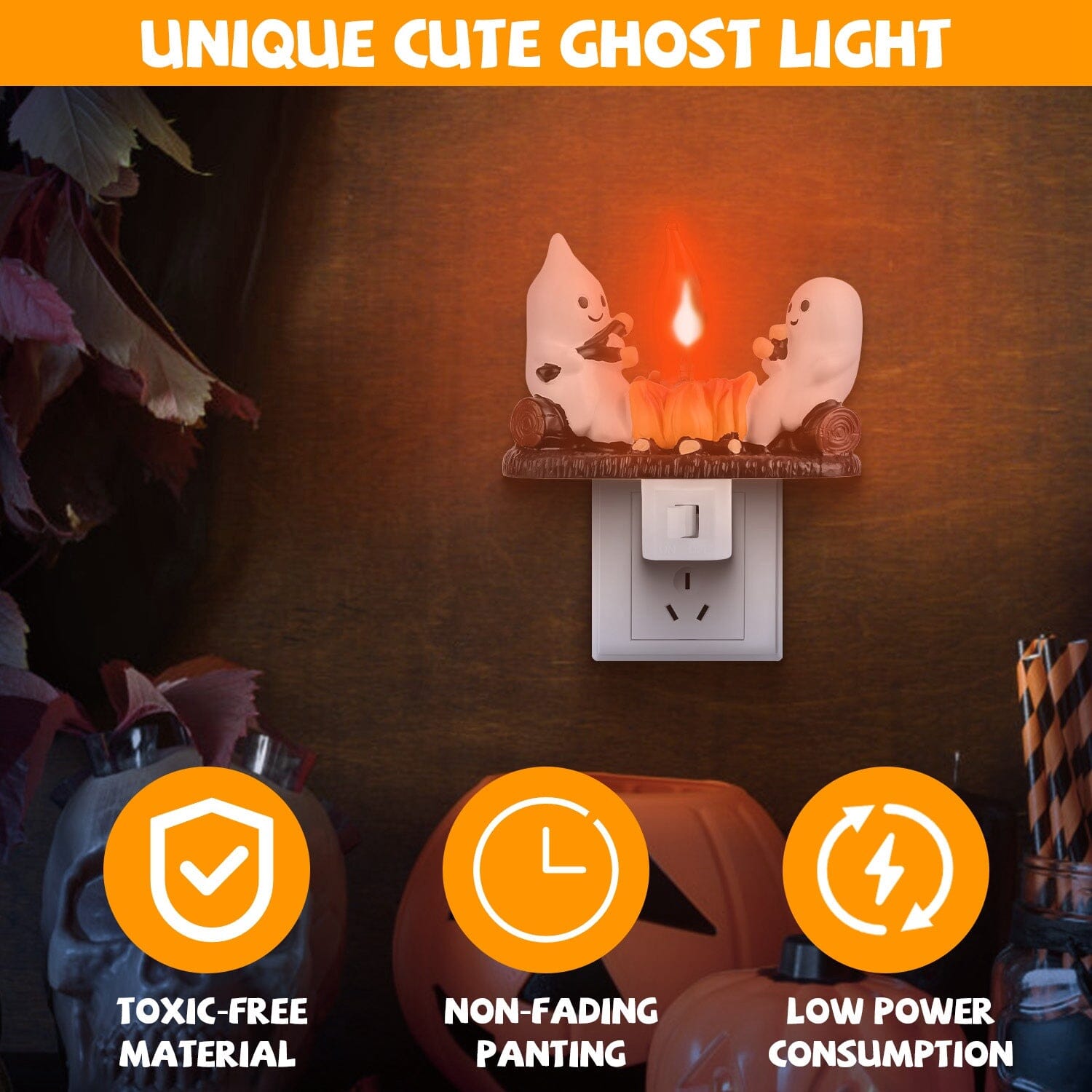 2-Pack: Ghost Campfire Flickering Flame Night Sale Best Wholesale