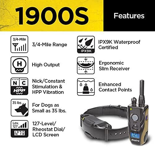 Dogtra 1900S Remote Training E-Collar (Refurbished) Clearance Official