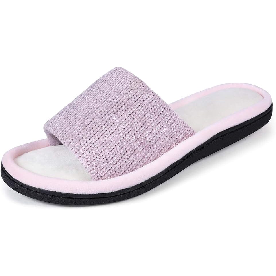 Roxoni Women Slippers Soft Open Toe Slide, Indoor Outdoor Rubber Sole Free Shipping New Styles