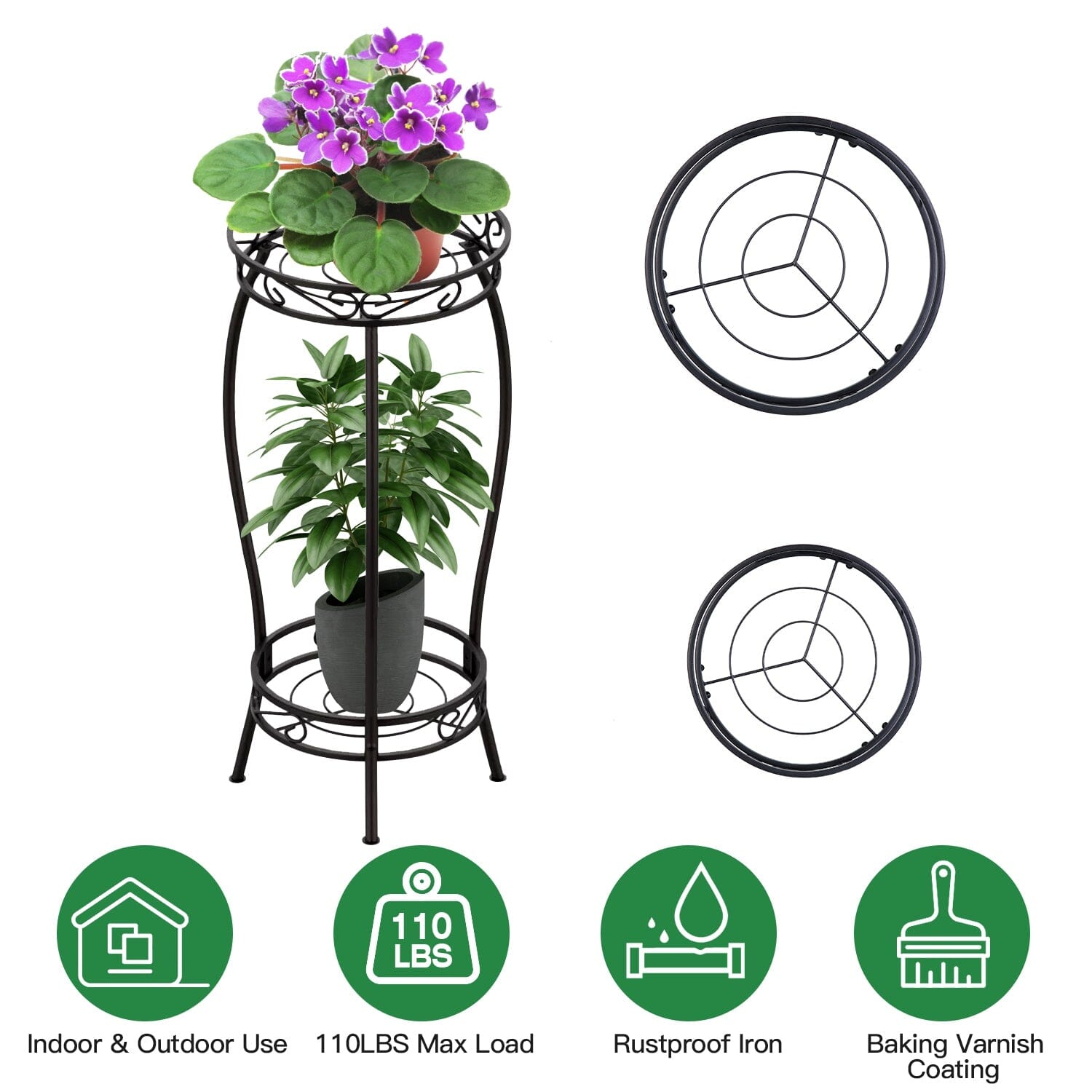 2-Tier Tall Plant Stand Rack Holder Genuine Cheap Pice