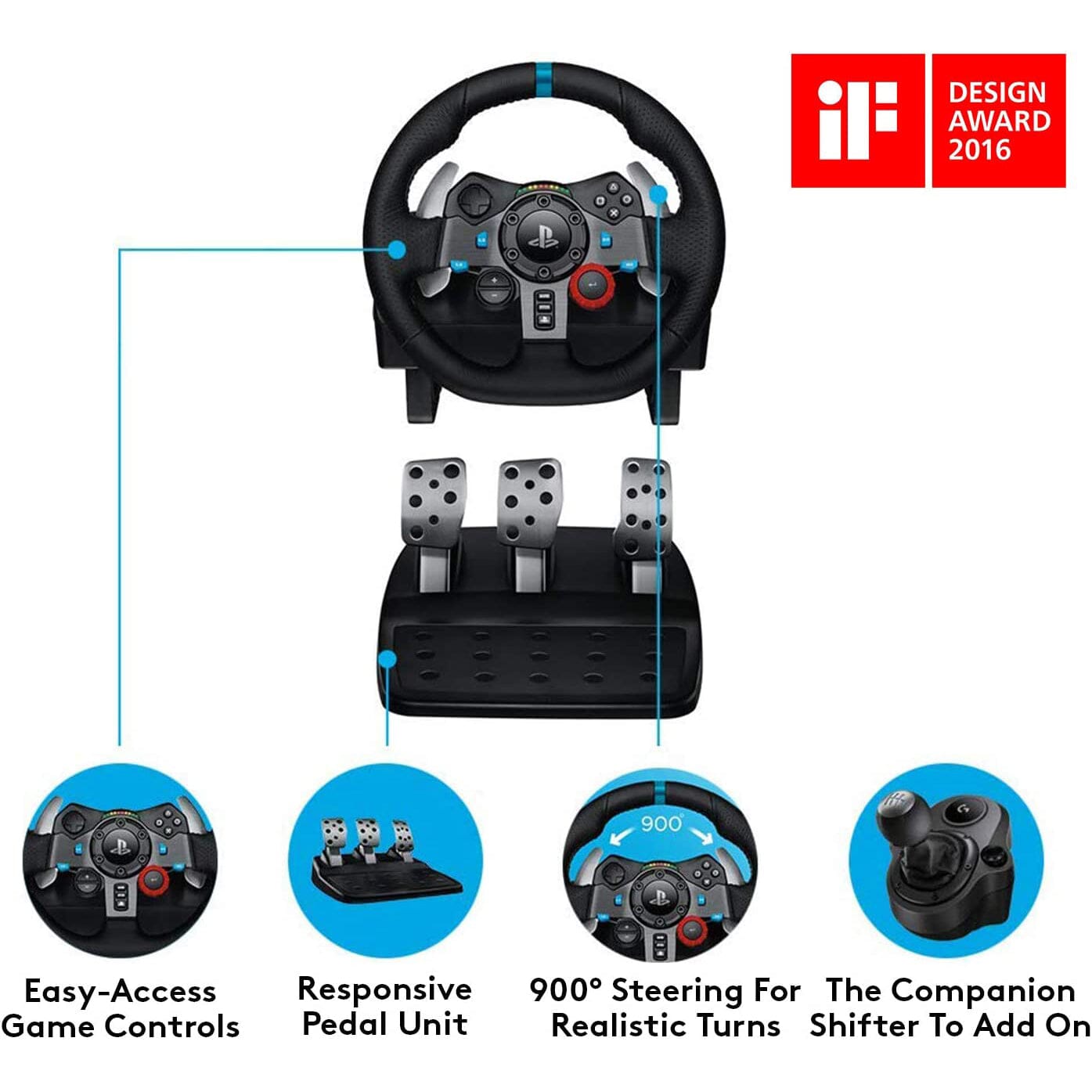 Logitech G29 Driving Force Racing Wheel and Floor Pedals (Refurbished) Free Shipping For Cheap