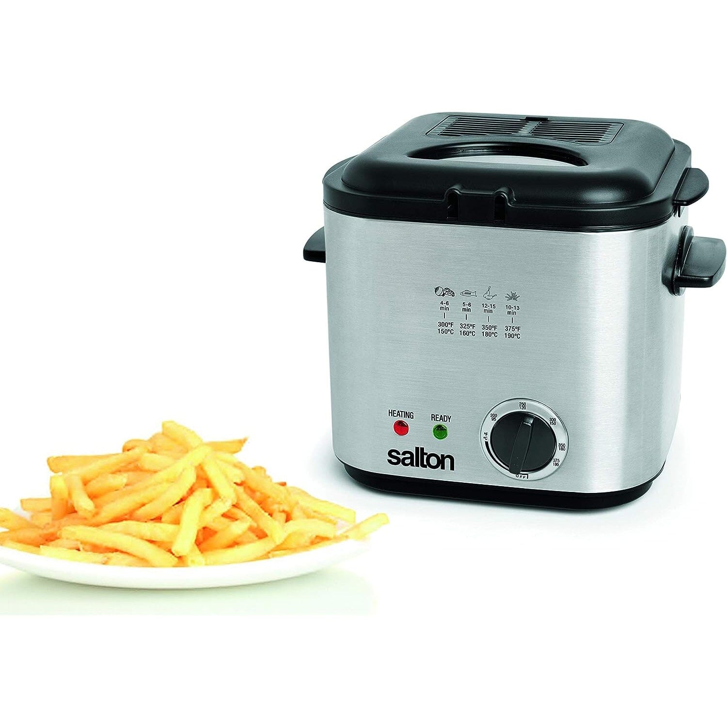 Salton Compact Deep Fryer 1.0 Liter/Quart Countdown Package