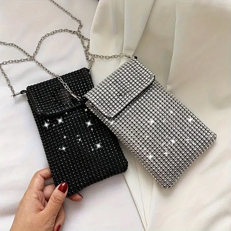 Shimmering Bling Rhinestone Crossbody Purse Very Cheap Sale Online