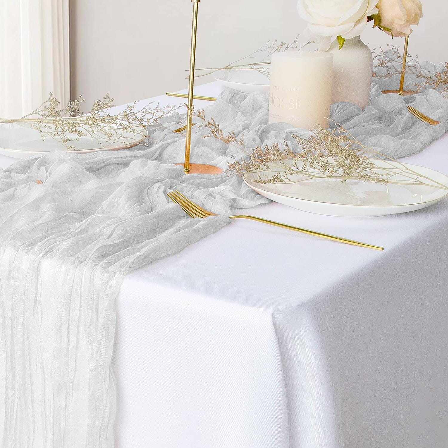 Polyester Crinkle Table Runner Cheap Sale Many Kinds Of