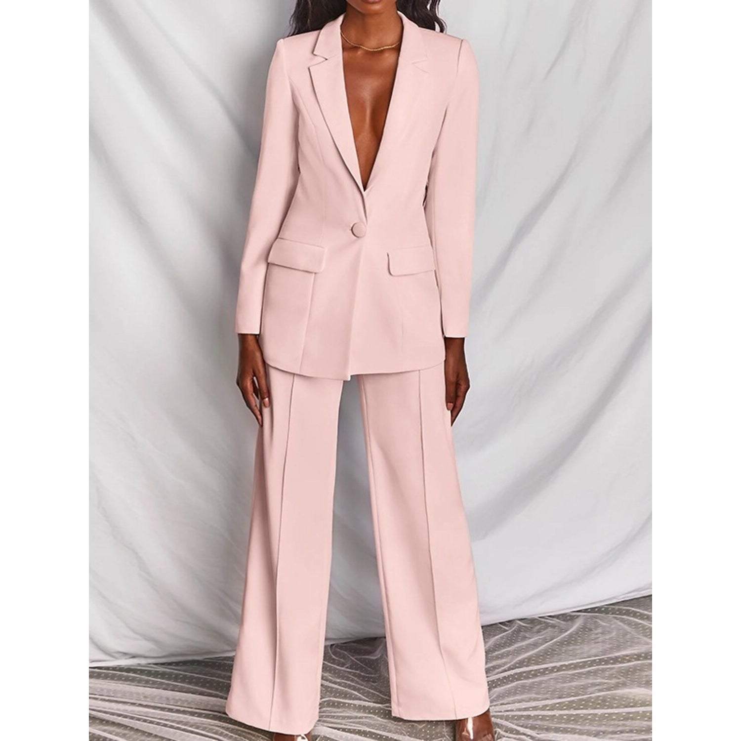 Women's Suits Regular Pocket Coat Formal Fashion Pay With Paypal Cheap Pice