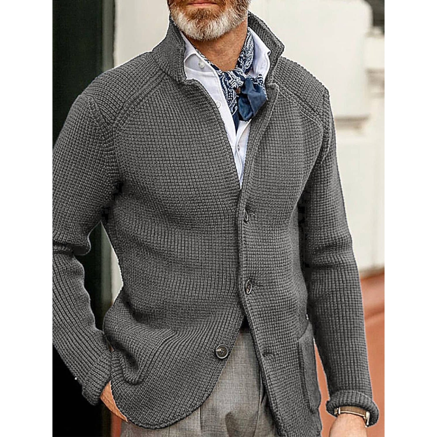 Men's Cardigan Solid Color Sweater Buy Cheap The Cheapest