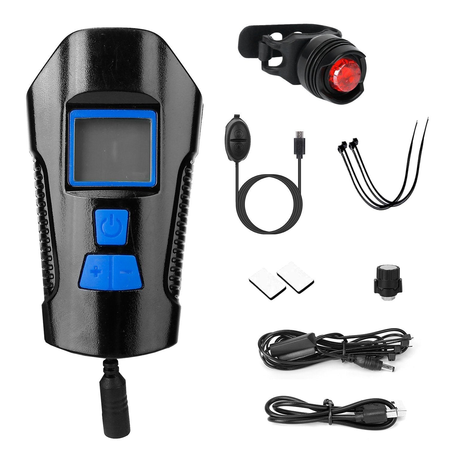 USB Rechargeable Bike Light Set with Speedometer and Odometer Limited Edition