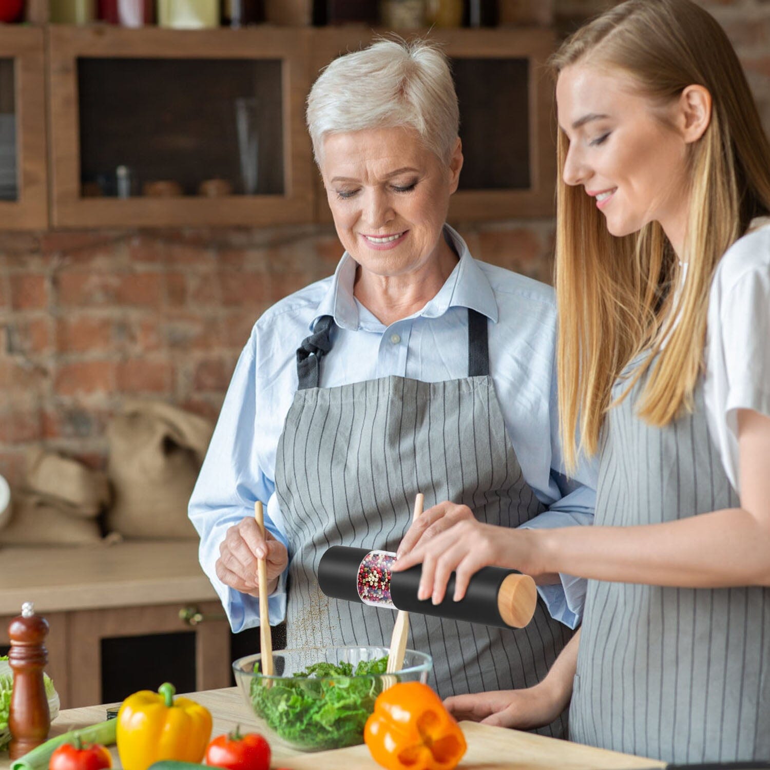 2-Pieces: Electric Salt and Pepper Grinder Battery Powered with Adjustable Coarseness Fast Delivery Cheap Online