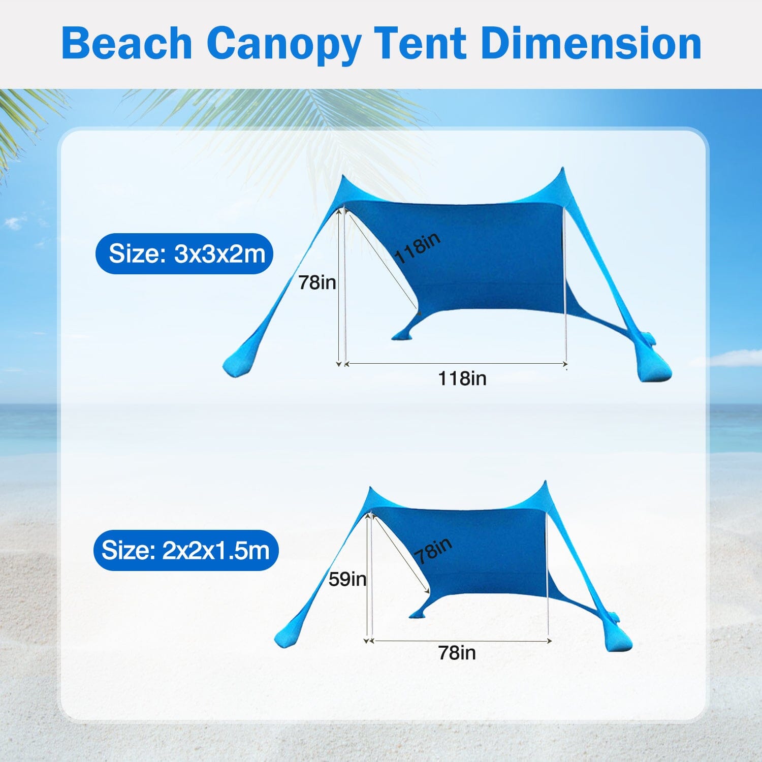 Foldable Beach Canopy Tent Collapsible Shade Visit New Cheap Pice