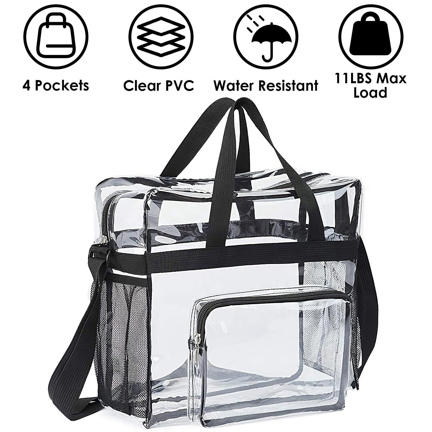 Clear Transparent Shoulder Bag Stadium Approved Clearance 100% Guaranteed