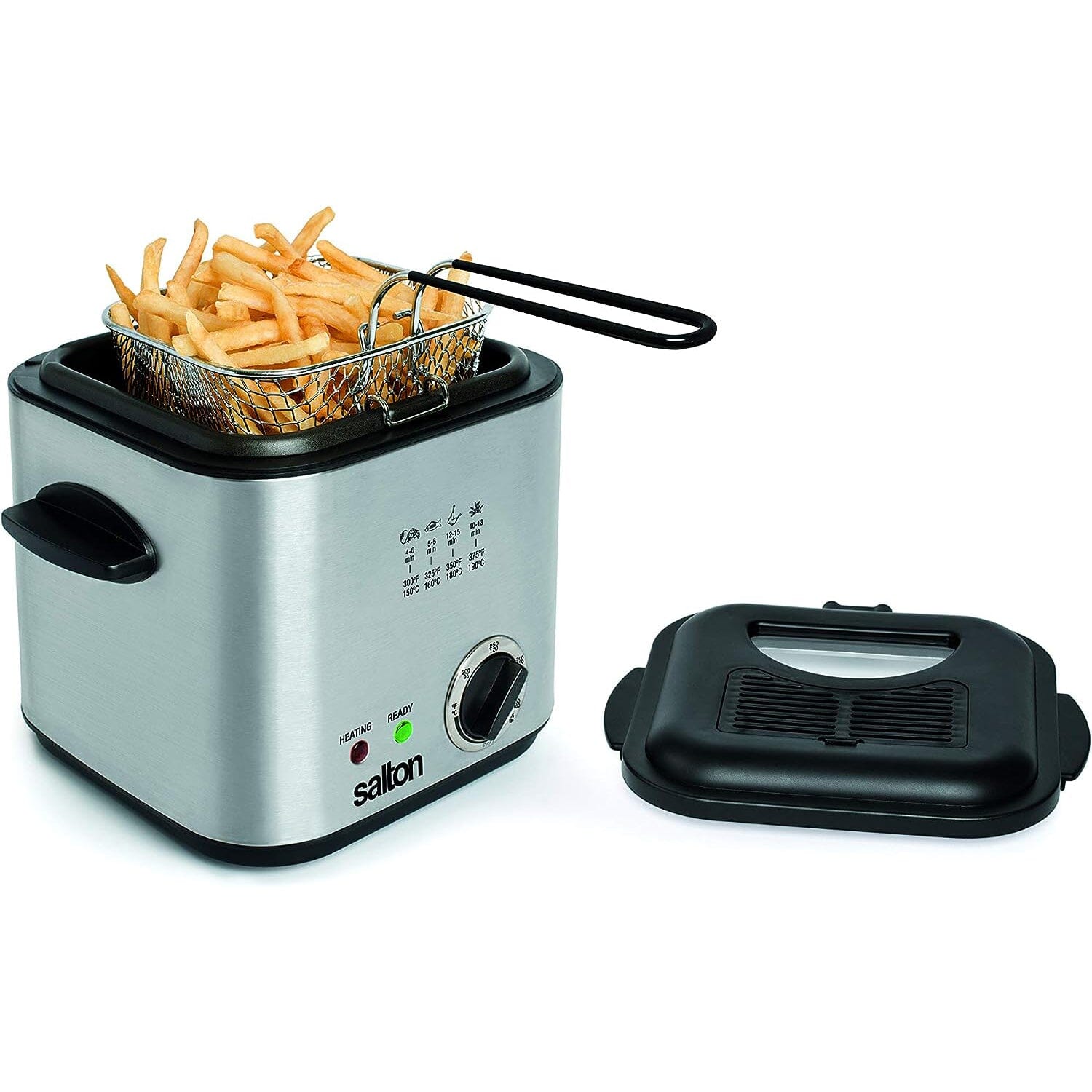 Salton Compact Deep Fryer 1.0 Liter/Quart Countdown Package