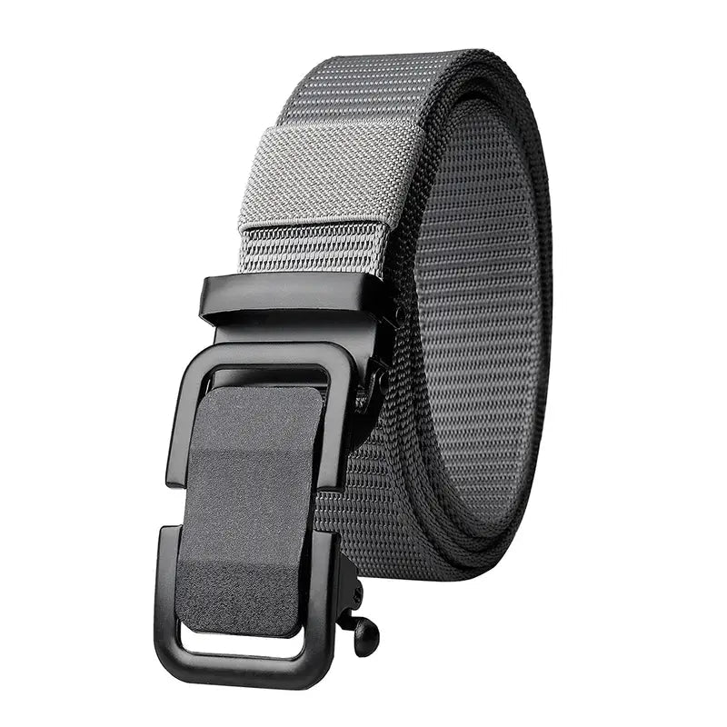 Men's Automatic Metal Buckle Nylon Canvas Webbing Belt Clearance Online Official Site