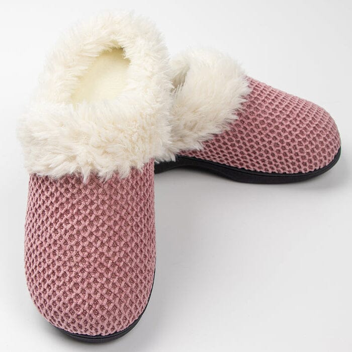 Roxoni Women's Fleece Trim Knit Sweater Furr Clog Slipper Clearance Get To Buy