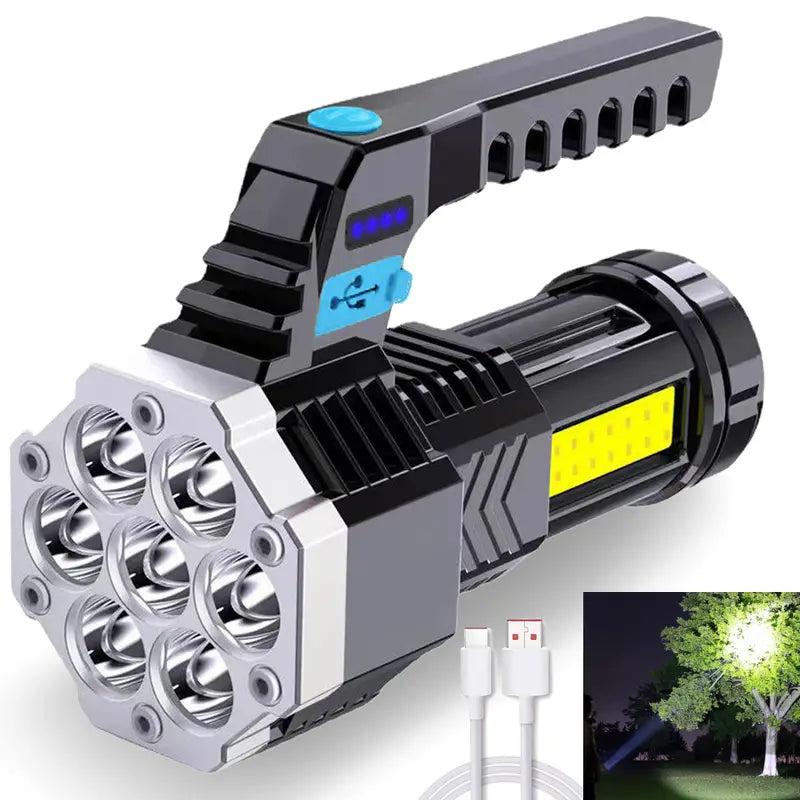 USB Rechargeable High Power LED Flashlight Cheap Sale Big Sale