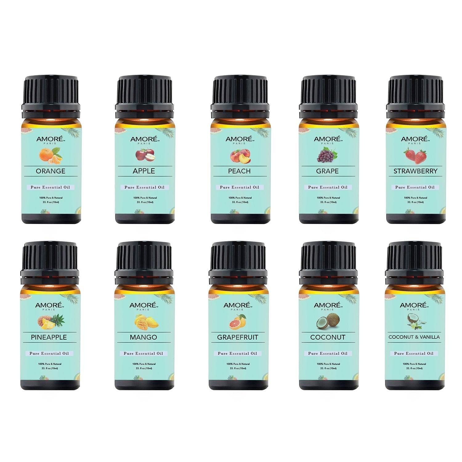 10-Pack: Fruity Fragrance Premium Aromatherapy Diffuser Oils Set For Candle & Soap Making Discount Recommend