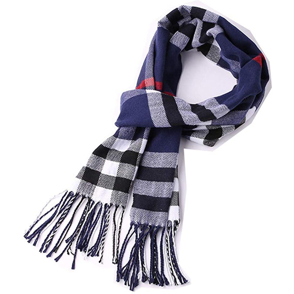 Men's Scarves Classic Arrival Winter Plaid Scarf Tassel Edge Cheap Sale Shop