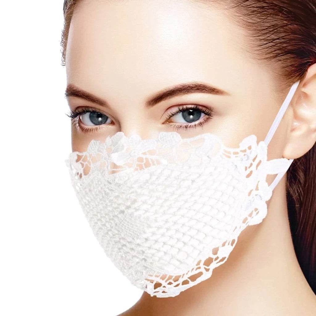 5-Pack: Lace Mouth Mask Largest Supplier For Sale