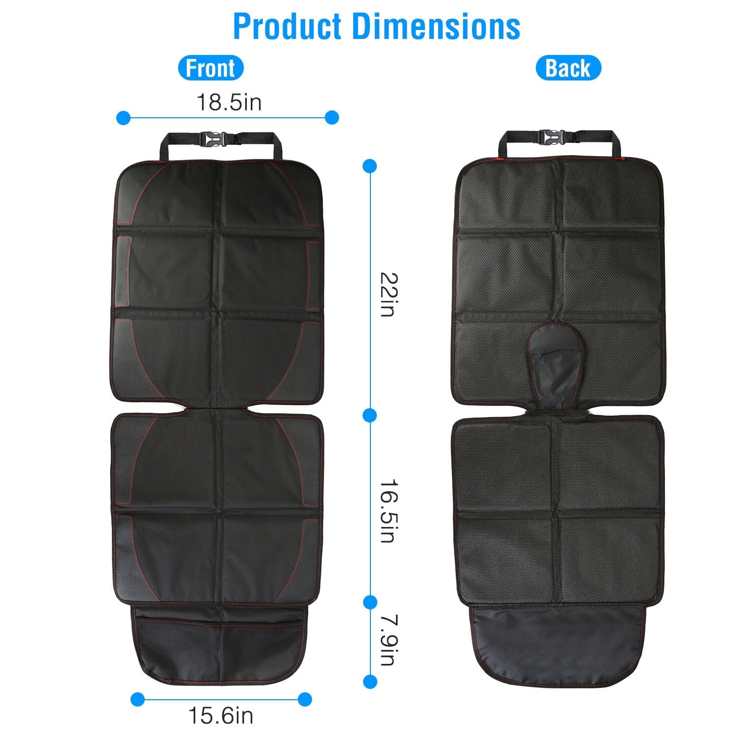 2-Pack: Car Seat Protector Cushion Mat Pad Purchase Sale Online