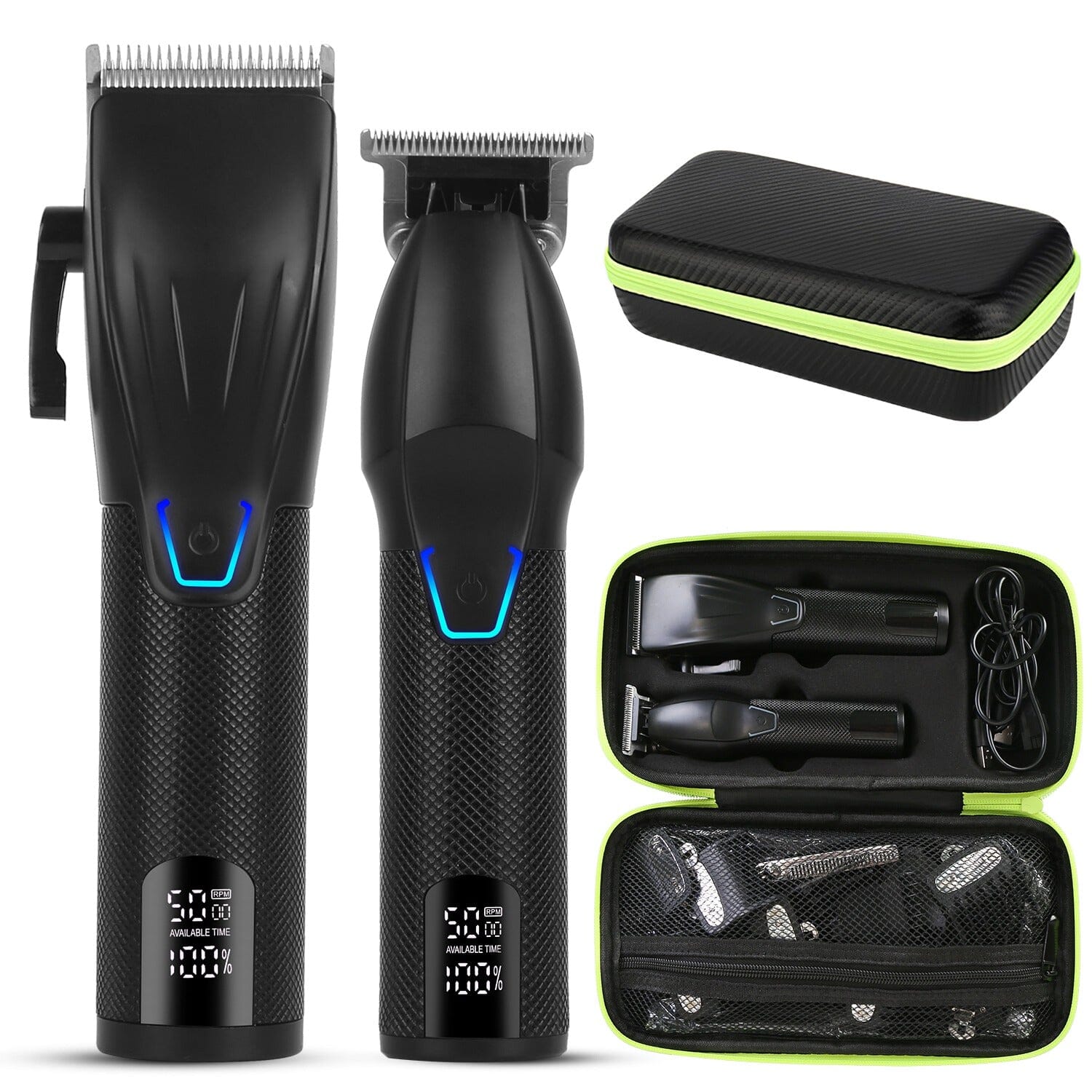 Men Electric Barber Clipper Hair Cutting Combo Set T Outliner Shaver Trimmers Classic For Sale