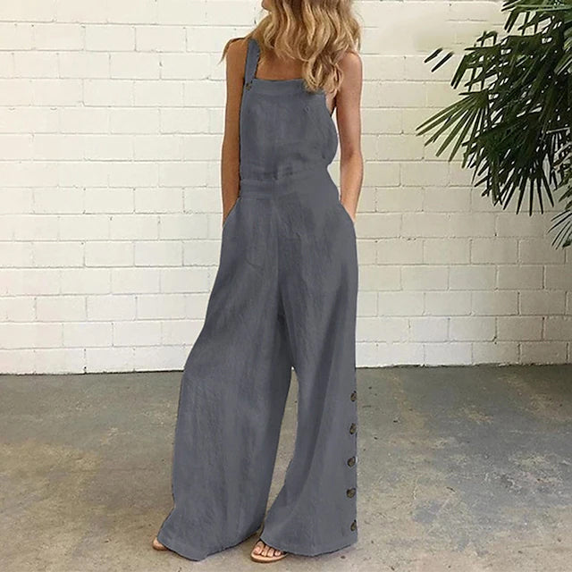 Women's Fashion Casual Loose Jumpsuit Free Shipping Real