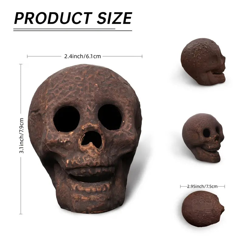 4-Pack: Halloween Fire Pit Skull Ceramic Props Buy Cheap 2025