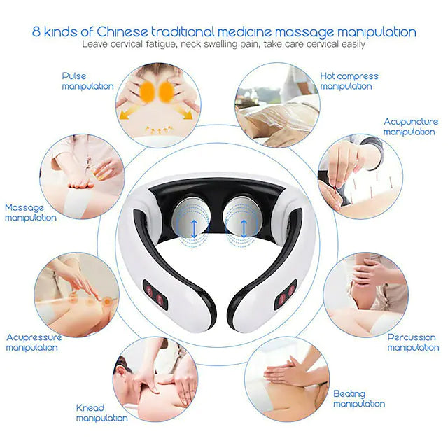 Electric Neck Massager and Pulse Back 6 Modes Power Control Affordable Online