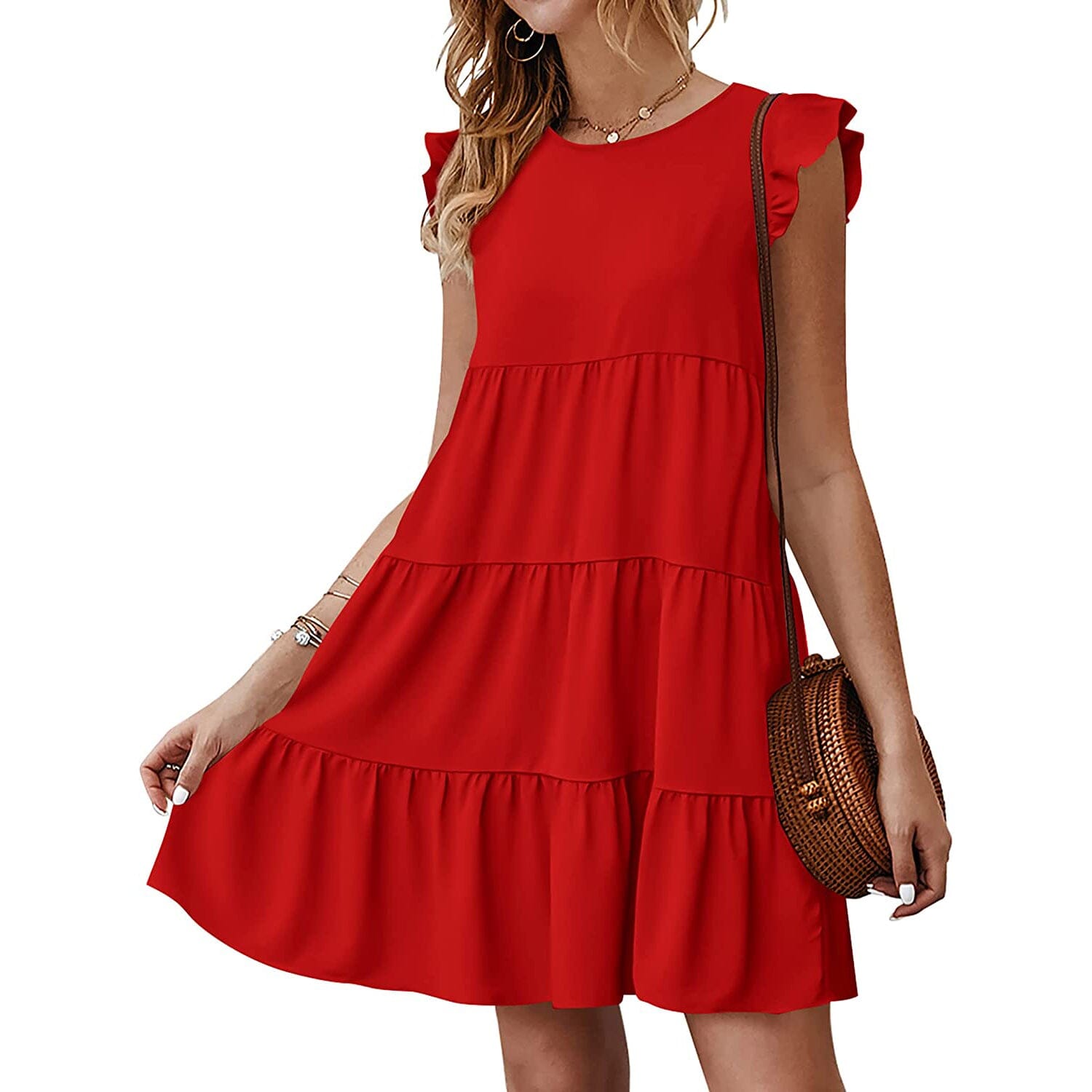 Women's Sleeveless Ruffle Sleeve Summer Dress Buy Cheap Extremely