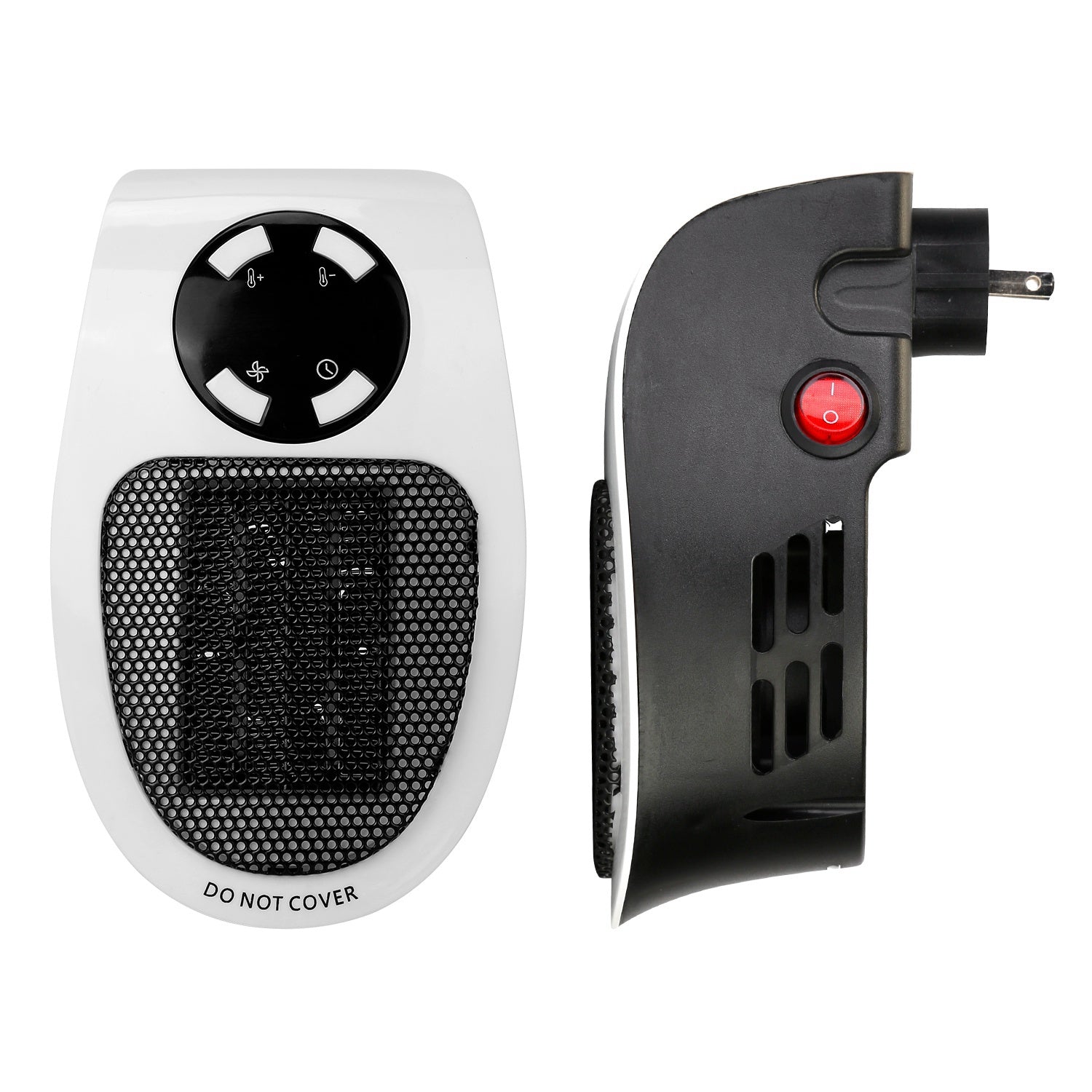 500W Portable Heater Fan Wall Outlet with Remote Control Free Shipping Low Cost