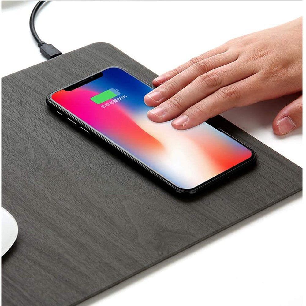 2-in-1 Wireless Charger Mouse Pad - Black Discount Exclusive