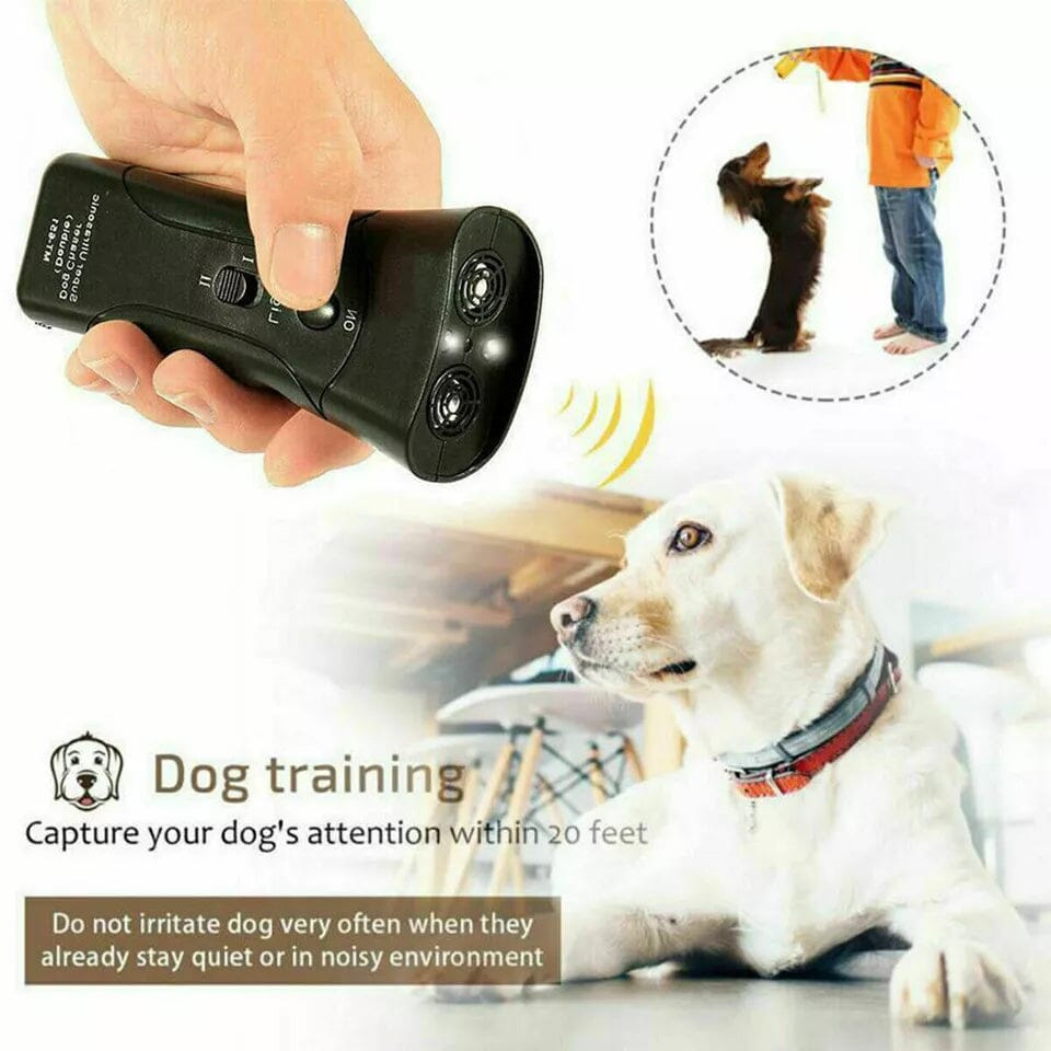 Ultrasonic Pet Dog Anti Bark Training Chaser Control Device Official Site