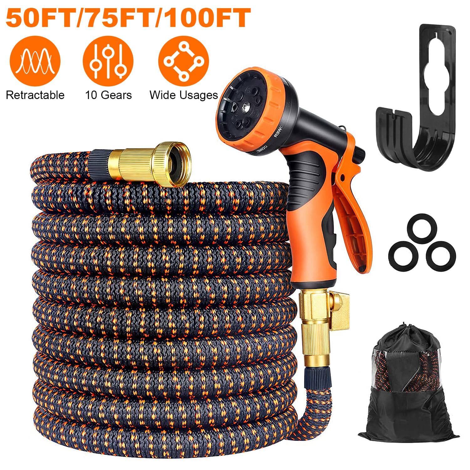 Garden Hose Watering Kit with Spray Nozzle Clearance New Arrival