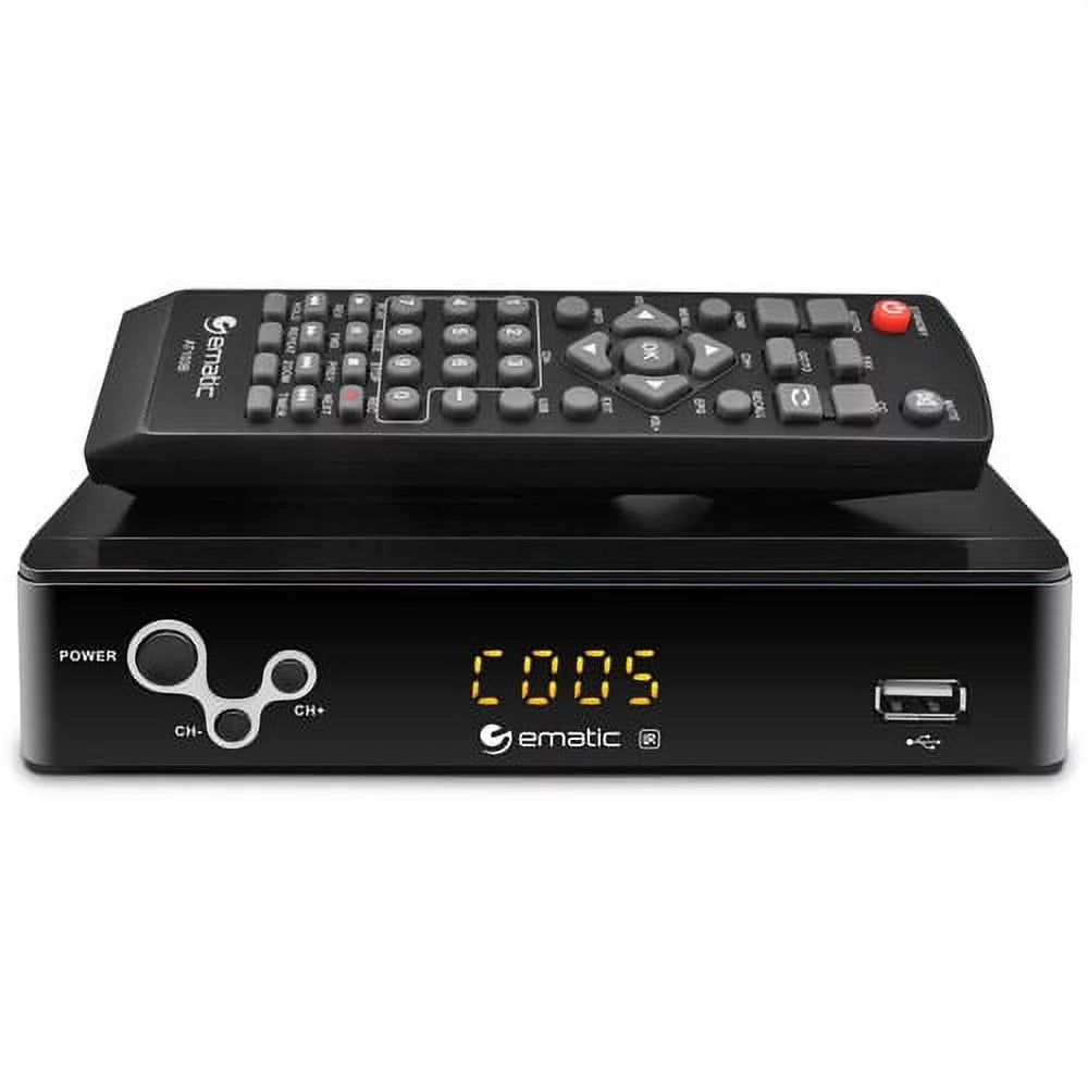 Ematic AT103B Digital Converter Box with LED Display and Recording Capabilities (Black) Best Place To Buy