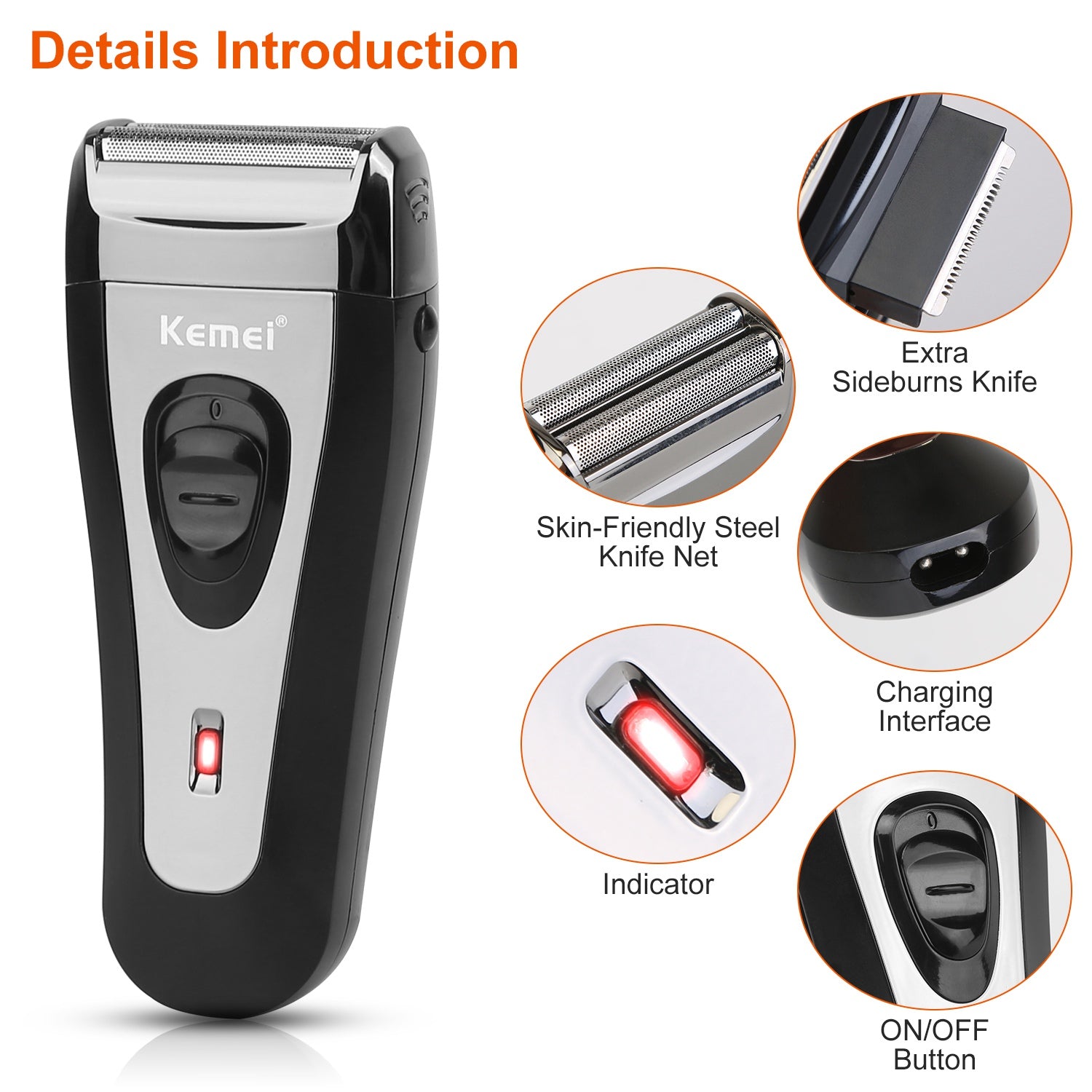 USB Rechargeable Men Electric Shaver 2025 Online