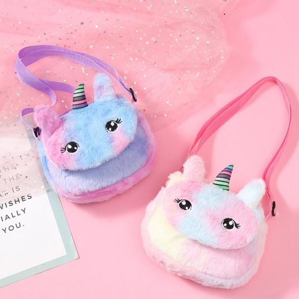 Rainbow Unicorn Plush Shoulder Bag Amazing Pice