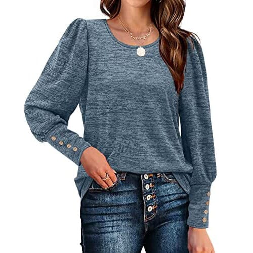 Women's Puff Sleeve Tops Discount High Quality