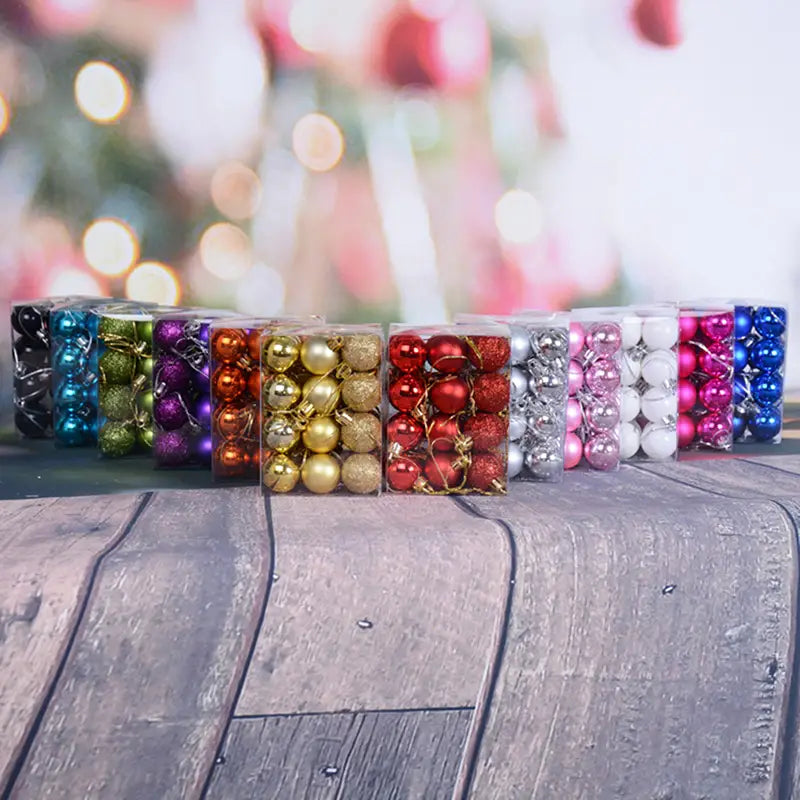24-Pieces: Sparkling Christmas Balls Buy Cheap Free Shipping