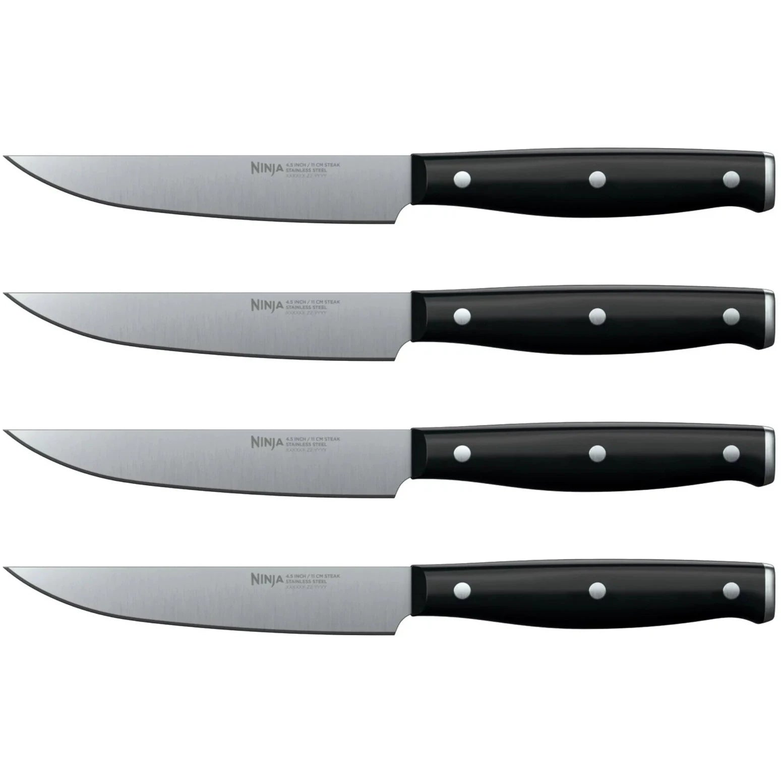 4-Piece Set: Ninja Foodi Never Dull Essential Steel Steak Knife Set, K12004 Largest Supplier Online