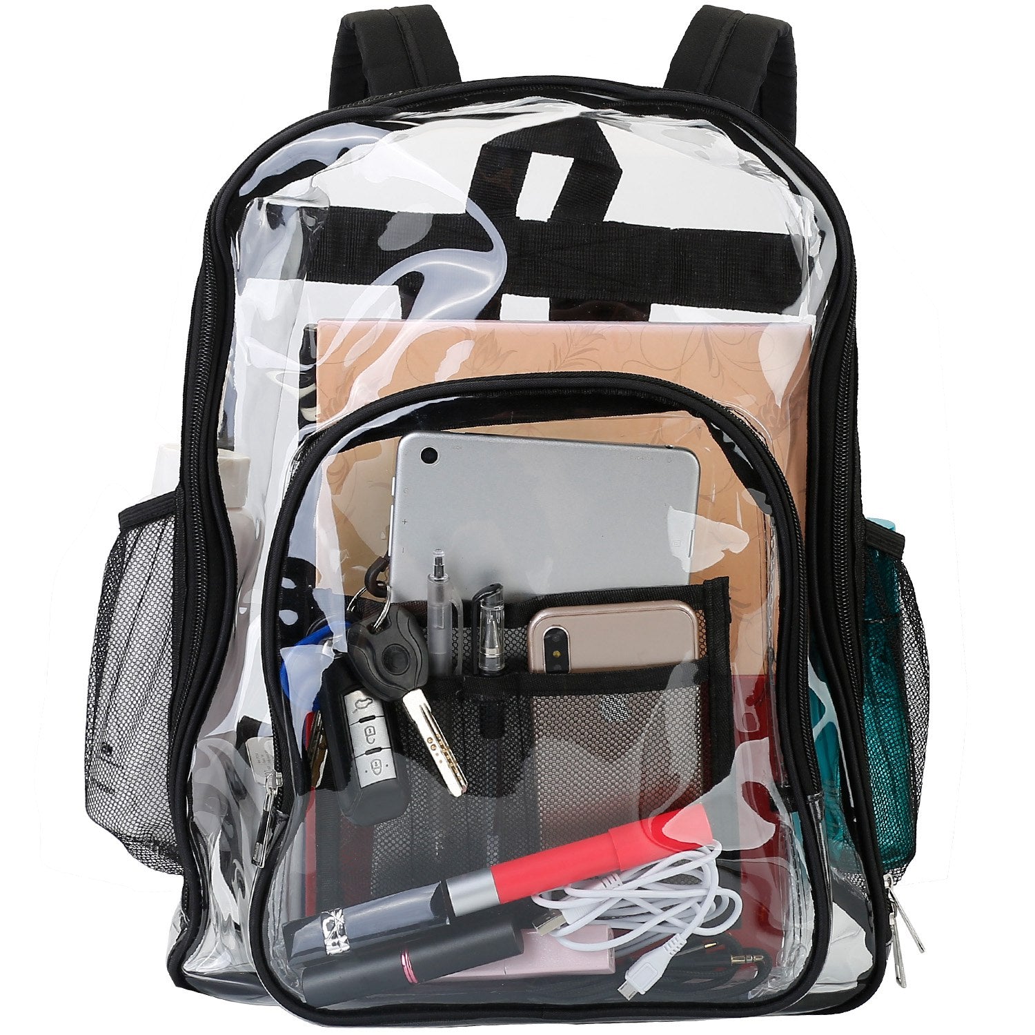 Book Bag Waterproof PVC Clear Backpack 5.3Gal with Reinforced Strap Sale New Styles