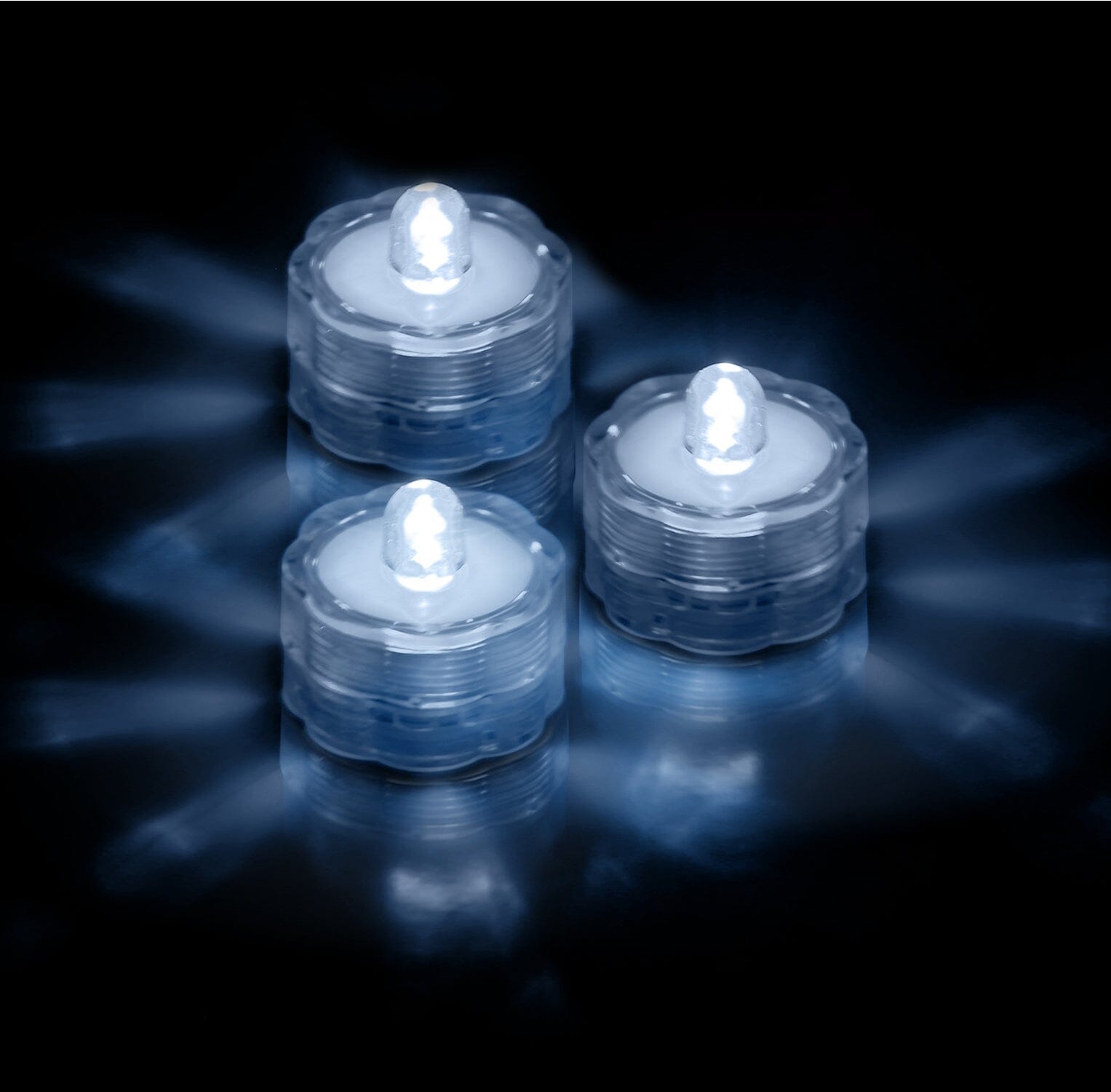 3-Pieces: Submersible LED Tea Lights Waterproof Candle Lights 2025 Cheap Pice