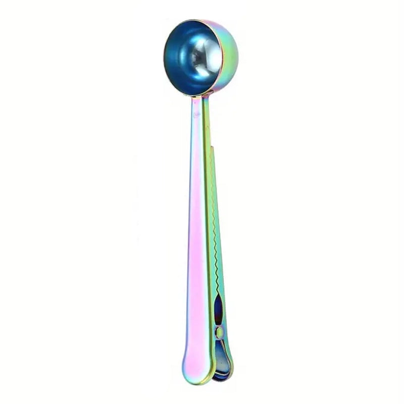 2-in-1 Stainless Steel Coffee Spoon and Sealing Clip Cheap Online Online